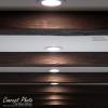 imageEkena Millwork BMHH3C0080X080X096ZM 3Sided U Hand Hewn Endurathane Faux Wood Ceiling Beam 8quotW x 8quotH x 8L Premium Mahogany