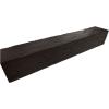imageEkena Millwork BMHH3C0080X080X096ZY 3Sided U Hand Hewn Endurathane Faux Wood Ceiling Beam 8quotW x 8quotH x 8L Premium Cherry