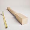 imageEkena Millwork COL03X03X35HARW Hamilton Rope Cabinet Column Top Block 6 18quot Bottom Block 7 18quot 3 34quotW x 3 34quotD x 35 12quotH RubberwoodAlder