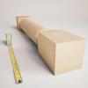 imageEkena Millwork COL03X03X35HARW Hamilton Rope Cabinet Column Top Block 6 18quot Bottom Block 7 18quot 3 34quotW x 3 34quotD x 35 12quotH RubberwoodAlder
