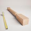 imageEkena Millwork COL03X03X35HARW Hamilton Rope Cabinet Column Top Block 6 18quot Bottom Block 7 18quot 3 34quotW x 3 34quotD x 35 12quotH RubberwoodCherry