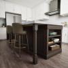 imageEkena Millwork COL03X03X35HARW Hamilton Rope Cabinet Column Top Block 6 18quot Bottom Block 7 18quot 3 34quotW x 3 34quotD x 35 12quotH RubberwoodMaple