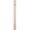 imageEkena Millwork COL03X03X35HARW Hamilton Rope Cabinet Column Top Block 6 18quot Bottom Block 7 18quot 3 34quotW x 3 34quotD x 35 12quotH RubberwoodRubberwood