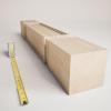 imageEkena Millwork COL03X03X35KERW Kent Raised Panel Cabinet Column Top Block 6 18quot Bottom Block 7 18quot 3 34quotW x 3 34quotD x 35 12quotH RubberwoodRubberwood