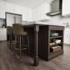 imageEkena Millwork COL03X03X35TRRW Traditional Cabinet Column Top Block 6 18quot Bottom Block 7 18quot 3 34quotW x 3 34quotD x 35 12quotH RubberwoodRubberwood