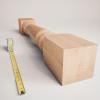 imageEkena Millwork COL05X05X35LERW Legacy Tapered Cabinet Column Top Block 6quot Bottom Block 7quot 5quotW x 5quotD x 35 12quotH RubberwoodCherry