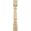 imageEkena Millwork COL05X05X35LERW Legacy Tapered Cabinet Column Top Block 6quot Bottom Block 7quot 5quotW x 5quotD x 35 12quotH RubberwoodMaple