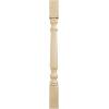 imageEkena Millwork COL05X05X35LERW Legacy Tapered Cabinet Column Top Block 6quot Bottom Block 7quot 5quotW x 5quotD x 35 12quotH RubberwoodMaple