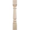 imageEkena Millwork COL05X05X35LERW Legacy Tapered Cabinet Column Top Block 6quot Bottom Block 7quot 5quotW x 5quotD x 35 12quotH RubberwoodRubberwood