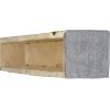 imageEkena Millwork MANUHH06X06X36AC Hand Hewn Faux Wood Fireplace Mantel 6quot H x 6quot D x 36quot W Aged Cedar