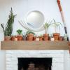 imageEkena Millwork MANUKP06X06X36AC Knotty Pine Faux Wood Fireplace Mantel 6quot H x 6quot D x 36quot W Aged Cedar