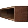 imageEkena Millwork MANURS06X06X36AC Rough Sawn Faux Wood Fireplace Mantel 6quotH x 6quotD x 36quotW Aged Cedar