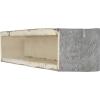 imageEkena Millwork MANURS06X06X36AC Rough Sawn Faux Wood Fireplace Mantel 6quotH x 6quotD x 36quotW Aged Cedar