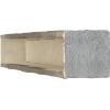 imageEkena Millwork MANURW06X06X36AC Riverwood Faux Wood Fireplace Mantel 6quot H x 6quot D x 36quot W Aged Cedar