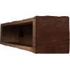 imageEkena Millwork MANURW06X06X36AC Riverwood Faux Wood Fireplace Mantel 6quot H x 6quot D x 36quot W Aged Cedar