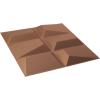 imageEkena Millwork WP20X20STWH 19 58quotW x 19 58quotH Stratford EnduraWall Decorative 3D Wall Panel Covers 267 Sq FtAged Copper
