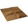 imageEkena Millwork WP20X20STWH 19 58quotW x 19 58quotH Stratford EnduraWall Decorative 3D Wall Panel Covers 267 Sq FtGold
