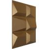 imageEkena Millwork WP20X20STWH 19 58quotW x 19 58quotH Stratford EnduraWall Decorative 3D Wall Panel Covers 267 Sq FtGold Rush