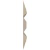 imageEkena Millwork WP20X20STWH 19 58quotW x 19 58quotH Stratford EnduraWall Decorative 3D Wall Panel Covers 267 Sq FtMetalic Pearl Mist