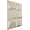 imageEkena Millwork WP20X20STWH 19 58quotW x 19 58quotH Stratford EnduraWall Decorative 3D Wall Panel Covers 267 Sq FtMetalic Pearl Mist