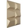 imageEkena Millwork WP20X20STWH 19 58quotW x 19 58quotH Stratford EnduraWall Decorative 3D Wall Panel Covers 267 Sq FtMetallic Champagne Mist