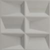 imageEkena Millwork WP20X20STWH 19 58quotW x 19 58quotH Stratford EnduraWall Decorative 3D Wall Panel Covers 267 Sq FtMetallic Rust Mist