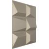 imageEkena Millwork WP20X20STWH 19 58quotW x 19 58quotH Stratford EnduraWall Decorative 3D Wall Panel Covers 267 Sq FtMetallic Silver