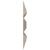imageEkena Millwork WP20X20STWH 19 58quotW x 19 58quotH Stratford EnduraWall Decorative 3D Wall Panel Covers 267 Sq FtMetallic Silver
