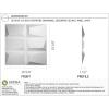 imageEkena Millwork WP20X20STWH 19 58quotW x 19 58quotH Stratford EnduraWall Decorative 3D Wall Panel Covers 267 Sq FtWhite