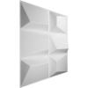 imageEkena Millwork WP20X20STWH 19 58quotW x 19 58quotH Stratford EnduraWall Decorative 3D Wall Panel Covers 267 Sq FtWhite