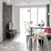 imageUniversal Inside Corner for EverStone Faux Stone Siding Panels 3quotW x 3quotD x 48quotH Iron Mill ColorSlate Gray