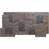 imageEkena Millwork 49quotW x 24 12quotH x 1 14quotD Castle Rock Stacked Stone StoneWall Faux Stone Siding Panel Canyon BrownCanyon Brown