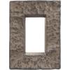 imageEkena Millwork 4quotW x 3quotD x 7 78quotH Universal Electrical Cover for StoneWall Faux Stone Siding Panels Canyon BrownCascade River