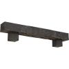 imageEkena Millwork 6quot H x 6quot D x 36quot W Pecky Cypress Faux Wood Fireplace Mantel Kit w Alamo Corbels Aged Cedar