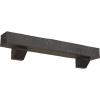 imageEkena Millwork 6quot H x 6quot D x 36quot W Rough Cedar Faux Wood Fireplace Mantel Kit wAshford Corbels Aged Cedar