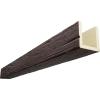 imageEkena Millwork BMHH3C0080X080X096ZM 3Sided U Hand Hewn Endurathane Faux Wood Ceiling Beam 8quotW x 8quotH x 8L Premium Mahogany