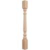 imageEkena Millwork COL05X05X35LERW Legacy Tapered Cabinet Column Top Block 6quot Bottom Block 7quot 5quotW x 5quotD x 35 12quotH RubberwoodCherry
