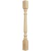 imageEkena Millwork COL05X05X35LERW Legacy Tapered Cabinet Column Top Block 6quot Bottom Block 7quot 5quotW x 5quotD x 35 12quotH RubberwoodMaple