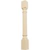 imageEkena Millwork COL05X05X35RIRW Richmond Fluted Cabinet Column Top Block 6quot Bottom Block 7quot 5quotW x 5quotD x 35 12quotH RubberwoodMaple