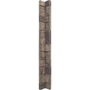 imageEkena Millwork 3quotW x 3quotD x 48quotH Universal Inside Corner for StoneWall Faux Stone Siding Panels SandstoneCascade River