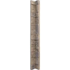 imageEkena Millwork 3quotW x 3quotD x 48quotH Universal Inside Corner for StoneWall Faux Stone Siding Panels SandstoneRockwall