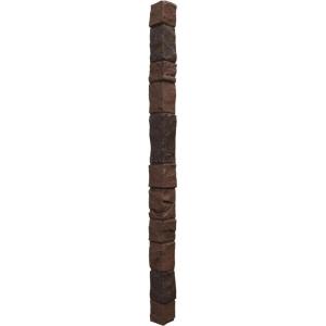 imageEkena Millwork 3quotW x 3quotD x 48quotH Universal Outside Corner for StoneWall Faux Stone Siding Panels SandstoneDeep Creek