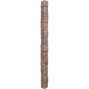 imageEkena Millwork 3quotW x 3quotD x 48quotH Universal Outside Corner for StoneWall Faux Stone Siding Panels SandstoneOrchard Cliff