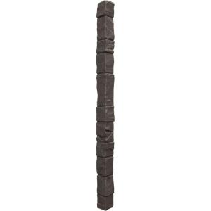 imageEkena Millwork 3quotW x 3quotD x 48quotH Universal Outside Corner for StoneWall Faux Stone Siding Panels SandstoneRiver Moss