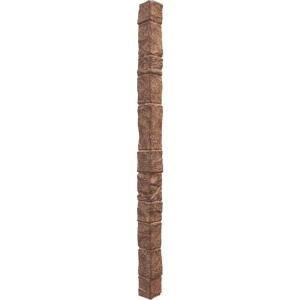 imageEkena Millwork 3quotW x 3quotD x 48quotH Universal Outside Corner for StoneWall Faux Stone Siding Panels SandstoneSedona