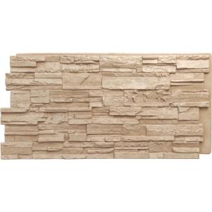 imageEkena Millwork 48 58quotW x 24 34quotH x 1 14quotD Cascade Stacked Stone StoneWall Faux Stone Siding Panel Smokey RidgeOcean Floor