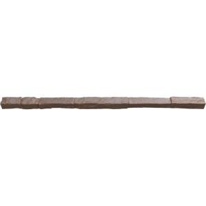 imageEkena Millwork 48quotW x 2quotD x 2quotH Universal Trim Sill for StoneWall Faux Stone Siding Panels Canyon BrownAutumn Bronze