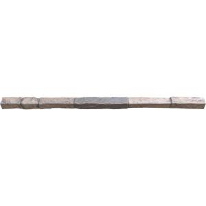 imageEkena Millwork 48quotW x 2quotD x 2quotH Universal Trim Sill for StoneWall Faux Stone Siding Panels Canyon BrownBoardwalk Bay