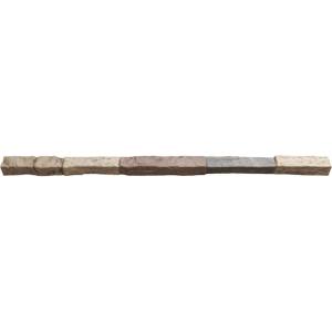 imageEkena Millwork 48quotW x 2quotD x 2quotH Universal Trim Sill for StoneWall Faux Stone Siding Panels Canyon BrownColfax