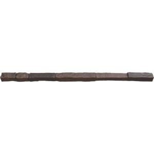 imageEkena Millwork 48quotW x 2quotD x 2quotH Universal Trim Sill for StoneWall Faux Stone Siding Panels Canyon BrownDark Tobacco
